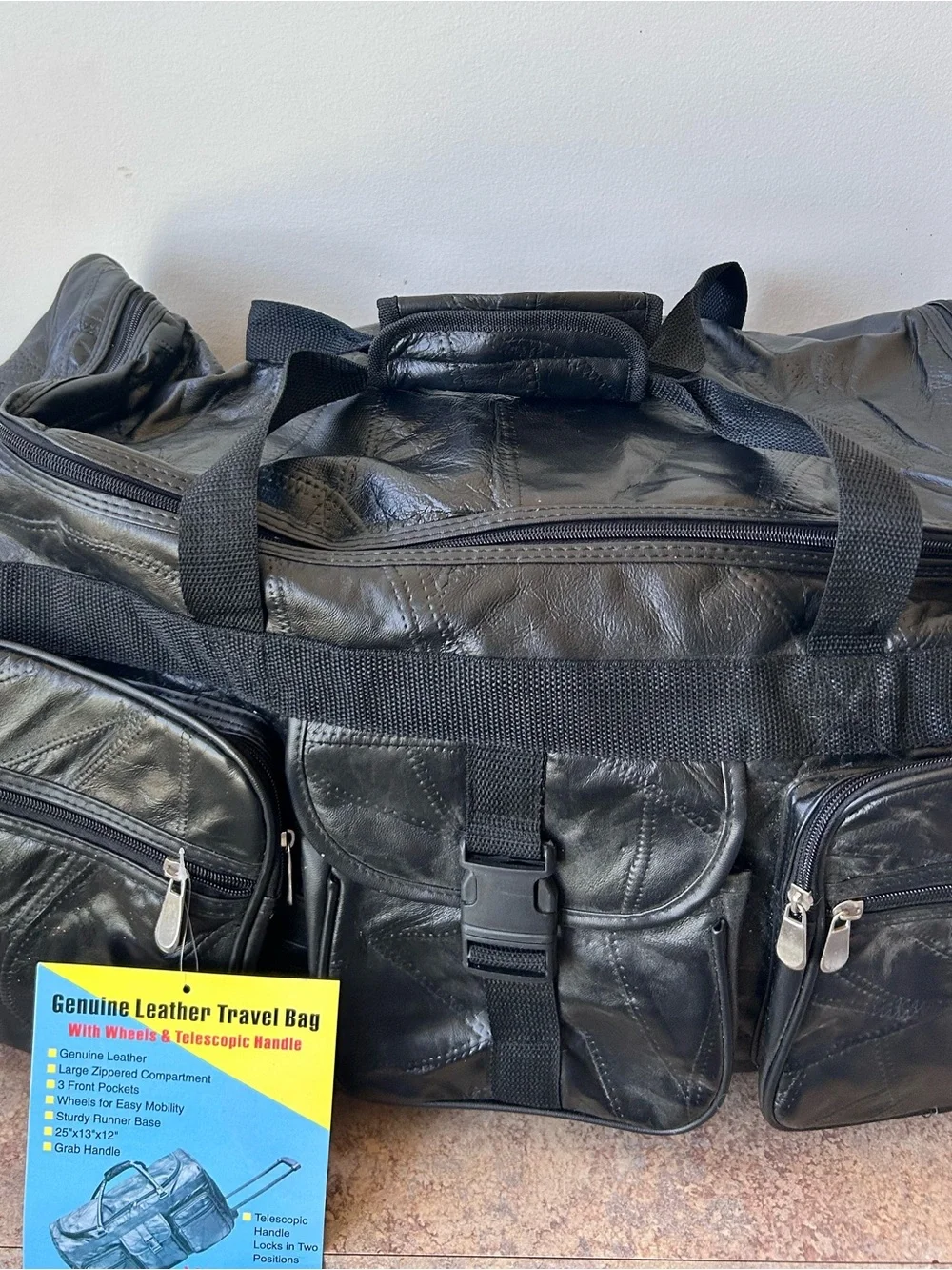 NWT Victory Sportswear Inc. Travel Bag with Telescopic Handle and Wheels